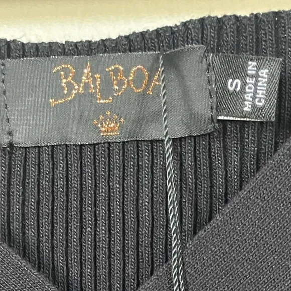 Balboa Sleeveless Knit Dress with Front Cut Out and Side Slit - Size Small