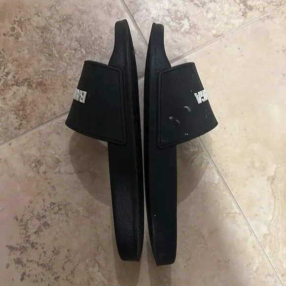 Balenciaga Black Sandals Pool Slides Size Men US 11 Used