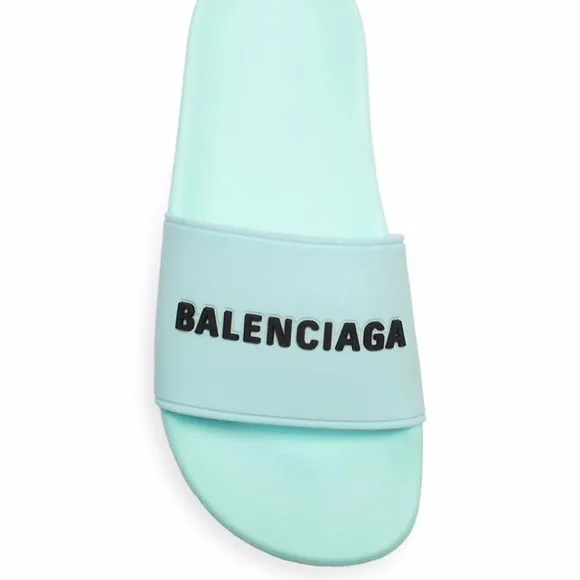 Balenciaga Women's Logo Pool Slides Sandals 10 US /40 EU
