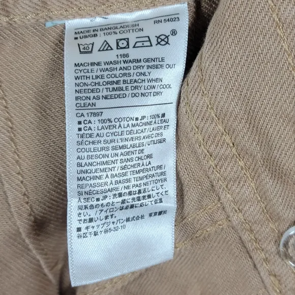 Banana Republic Cargo Tapered Utility Gorpcore Pants Size 4 100% Cotton