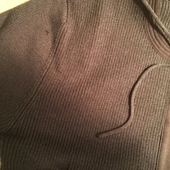 BANANA REPUBLIC Silk Blend SPRING SUMMER Henley Pullover SWEATER, BROWN, Size M