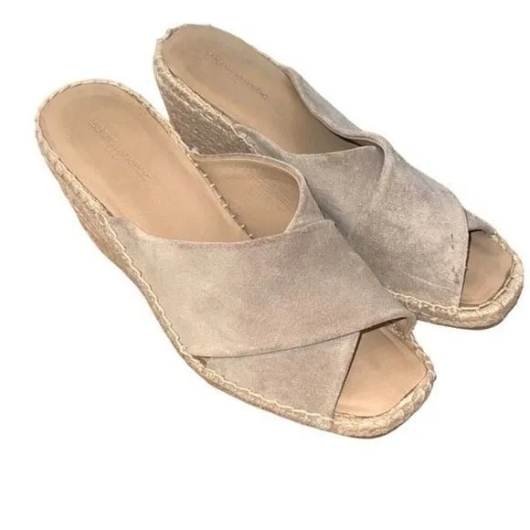 Banana Republic Womens Espadrille Wedge Sandals Tan Size 8.5