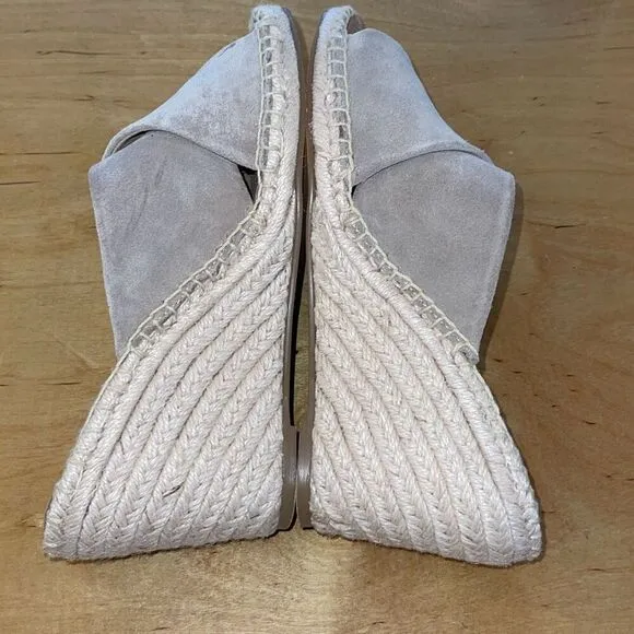 Banana Republic Womens Espadrille Wedge Sandals Tan Size 8.5