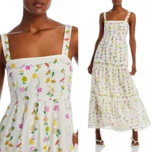 Banjanan NEW Daniela Floral Print Sleeveless Cotton Sundress‎ - Women's Size XL