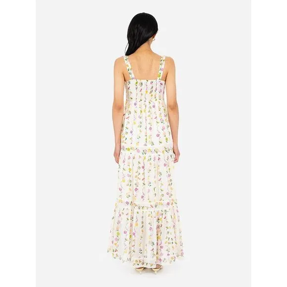 Banjanan NEW Daniela Floral Print Sleeveless Cotton Sundress‎ - Women's Size XL