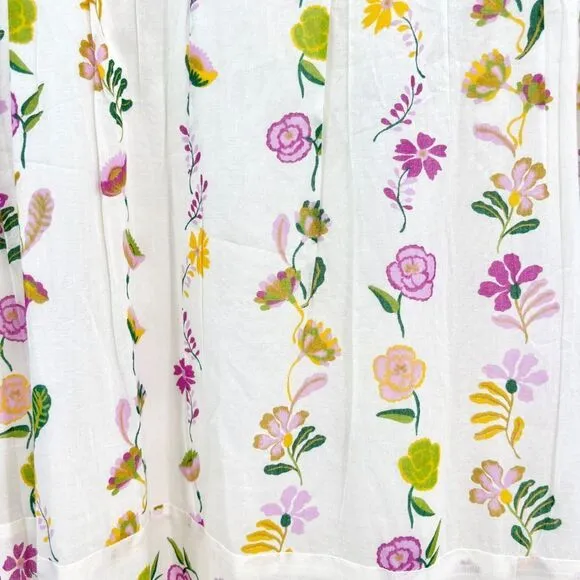 Banjanan NEW Daniela Floral Print Sleeveless Cotton Sundress‎ - Women's Size XL