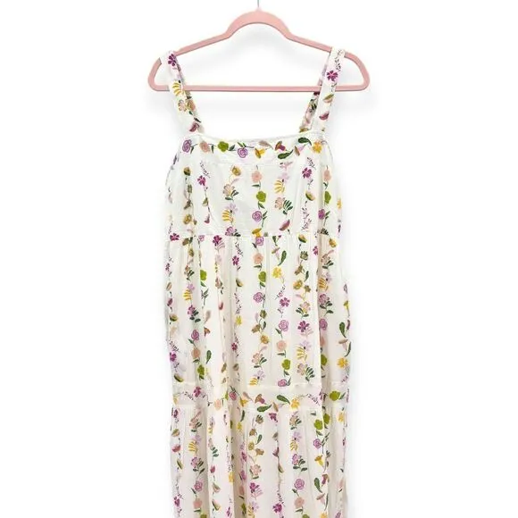 Banjanan NEW Daniela Floral Print Sleeveless Cotton Sundress‎ - Women's Size XL
