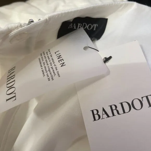 Bardot Sigma Mini Dress in Orchid White Size M NEW