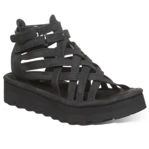 Bearpaw Prominence Women's Platform Gladiator Sandals size 9 color Black