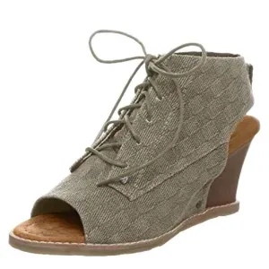 Bearpaw aracelli wedge sandals in bark size 11