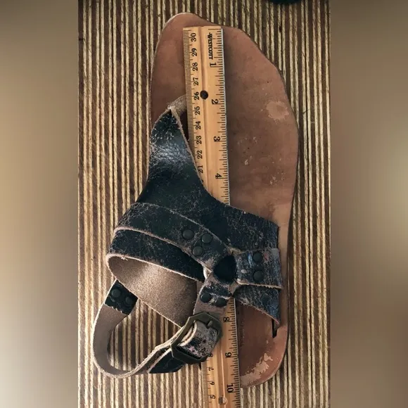 Bed Stu Women’s 9 BlackLeather Callista Harness Sandals* Original Price $215.00