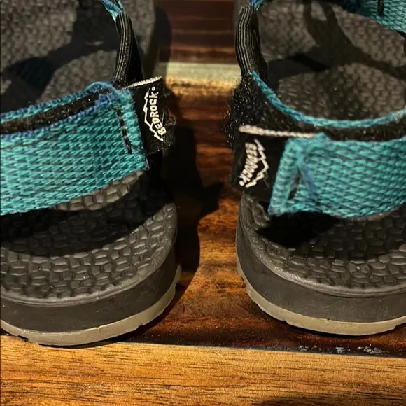 Bedrock Evo Pro Sandals Teal and Black Sport Sandals with Adjustable Straps