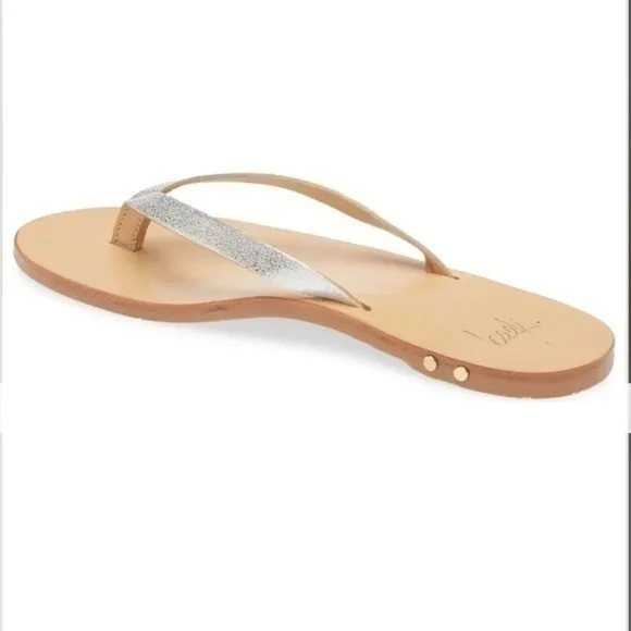 Beek Seabird Flip Flop size 12 gold think sandals
