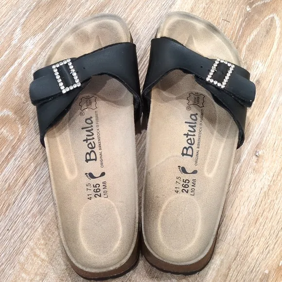 Betula By Birkenstock Women's Black Sandals size L10  M 8