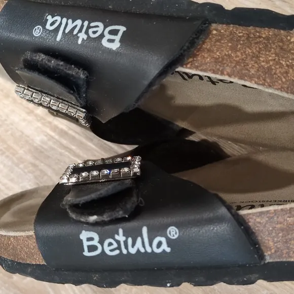 Betula By Birkenstock Women's Black Sandals size L10  M 8