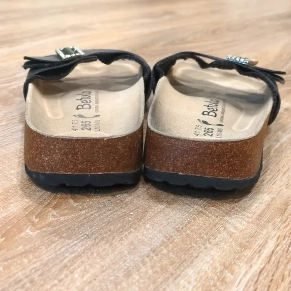 Betula By Birkenstock Women's Black Sandals size L10  M 8