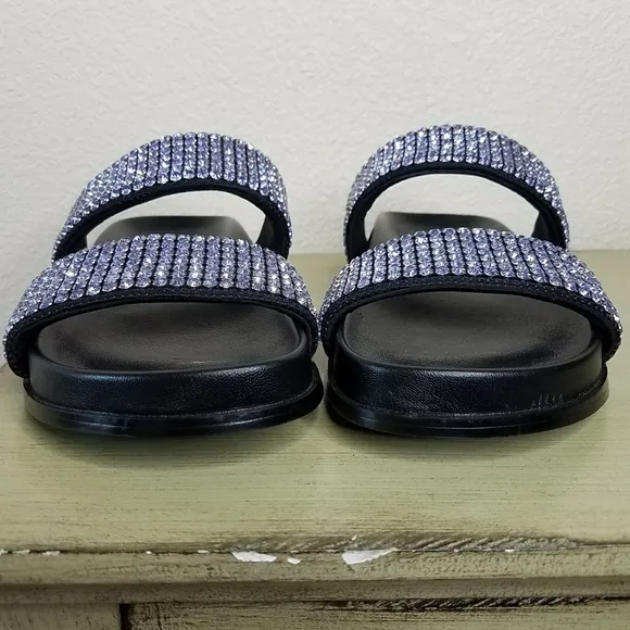 Bibi Lou Embellished Rhinestone Sandals