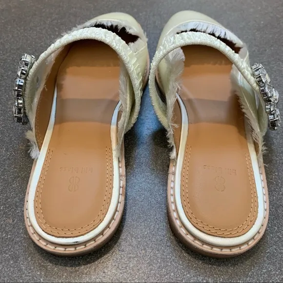 Bill Blass Addy Rhinestone Embellished Mule, Size 6, NEW