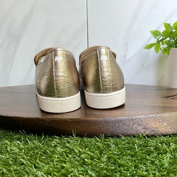 BIRDIES golden Swift Leather loafers Size 9.5 gently used