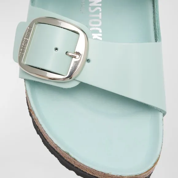 BIRKENSTOCK Arizona Big Buckle High Shine Surf Green Sandals