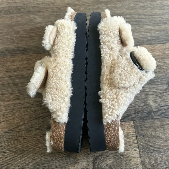 Birkenstock Arizona Big Buckle Shearling Size 40