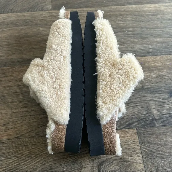 Birkenstock Arizona Big Buckle Shearling Size 40