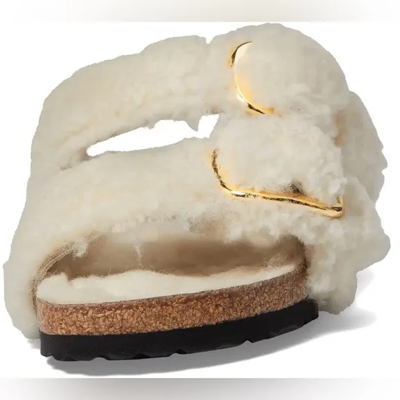 BIRKENSTOCK Arizona Big Buckle Teddy in Size 39 US 8-8.5