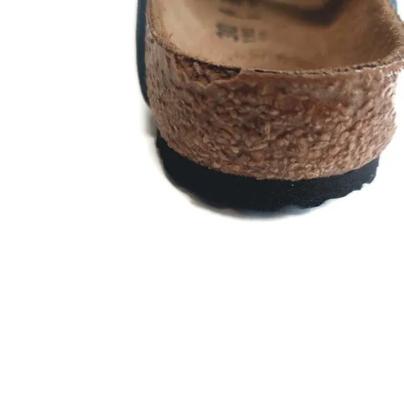 Birkenstock Arizona Birkibuc Sandals Kids Size US C 12 EU 30 Blue NARROW