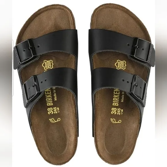 Birkenstock Arizona Black Sandals UNISEX SIZE 40 9-9.5