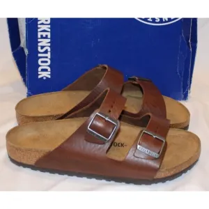 Birkenstock Arizona BS Vintage Wood Roast Double Strap Regular Men’s 11 EU 44