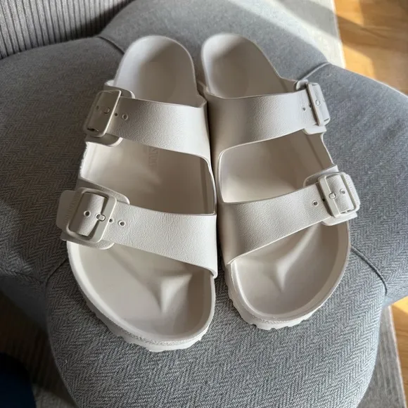 Birkenstock Arizona EVA White Double Strap Sandals