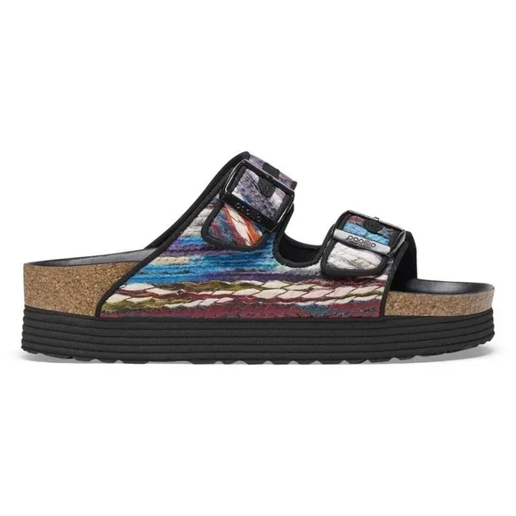 Birkenstock Arizona Flex Platform Multi-Turquoise NIB (Multiple Sizes)