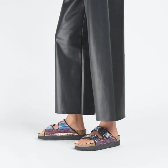 Birkenstock Arizona Flex Platform Multi-Turquoise NIB (Multiple Sizes)