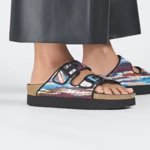 Birkenstock Arizona Flex Platform Multi-Turquoise NIB (Multiple Sizes)