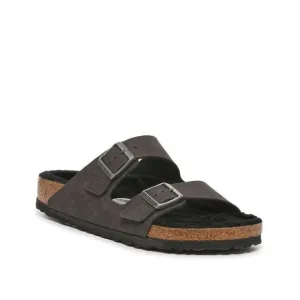 Birkenstock ARIZONA FUR Shearling EU41 BLACK Sandal W10/M8 Narrow Sandals BF-41