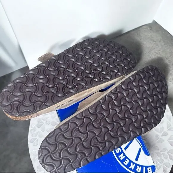 Birkenstock Arizona Leather Two Strap Buckle Sandals Size EU 43