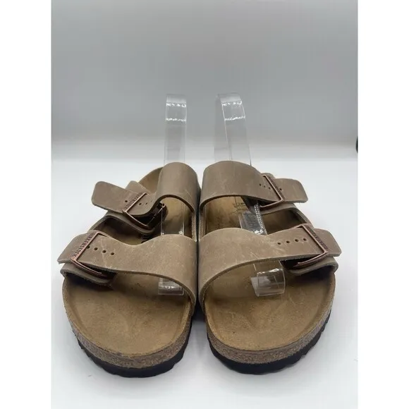 Birkenstock Arizona Sandals Unisex Brown Oiled Leather Comfy 10 US 41 New 4