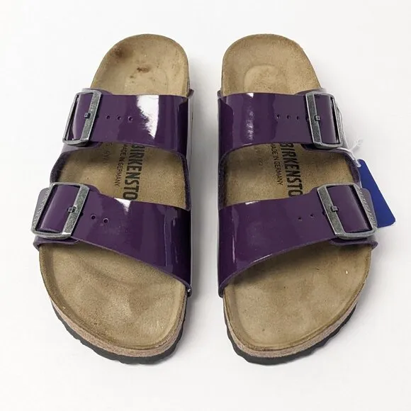 Birkenstock Arizona Slide Sandals, Acai, Women's 7 Narrow (EU 38)