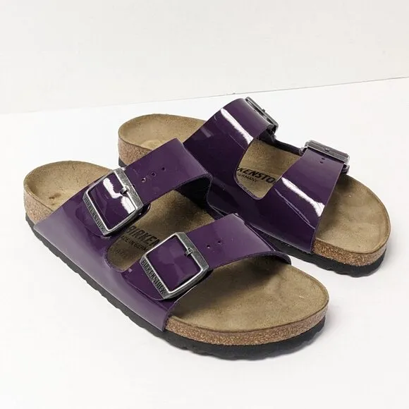 Birkenstock Arizona Slide Sandals, Acai, Women's 7 Narrow (EU 38)