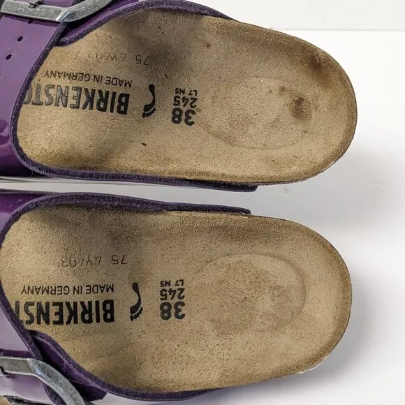 Birkenstock Arizona Slide Sandals, Acai, Women's 7 Narrow (EU 38)