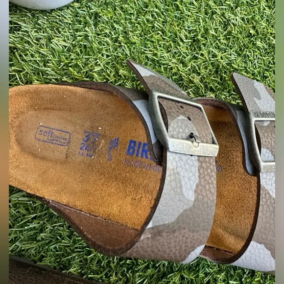 Birkenstock Arizona SOFT FOOTBED Camouflage Sandals Size 37 US 7 women