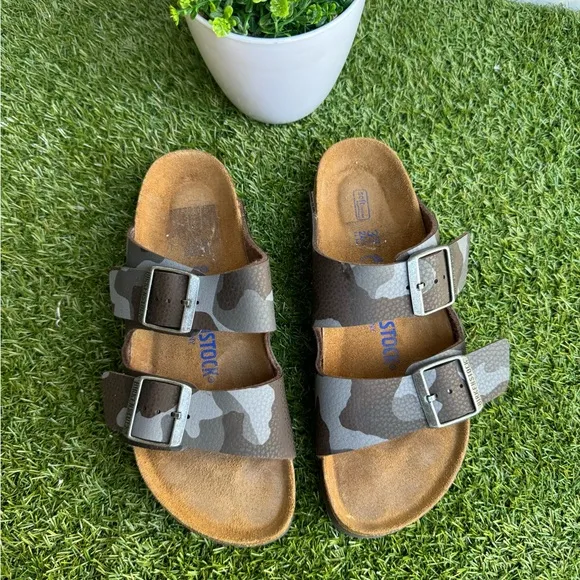Birkenstock Arizona SOFT FOOTBED Camouflage Sandals Size 37 US 7 women