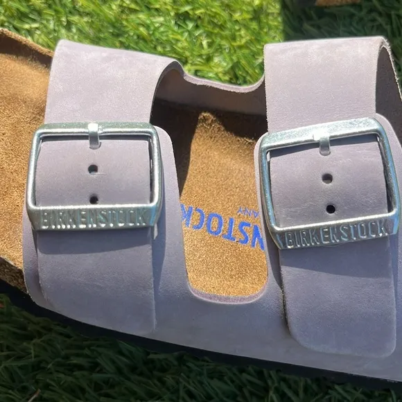 Birkenstock Arizona Soft Footbed Nubuck Leather Sandals