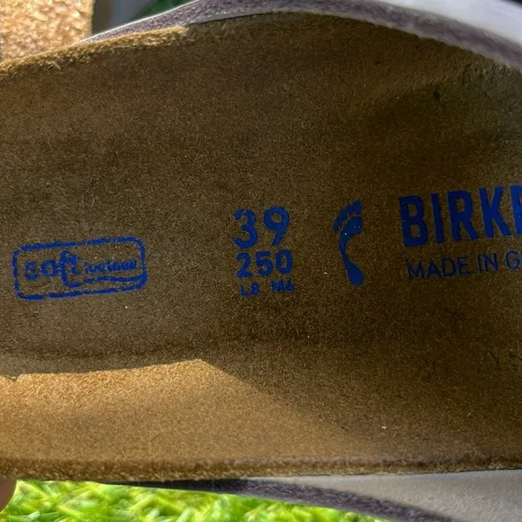 Birkenstock Arizona Soft Footbed Nubuck Leather Sandals