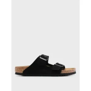 Birkenstock Arizona Suede Sandals Men Black