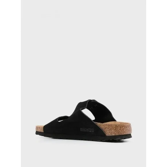 Birkenstock Arizona Suede Sandals Men Black