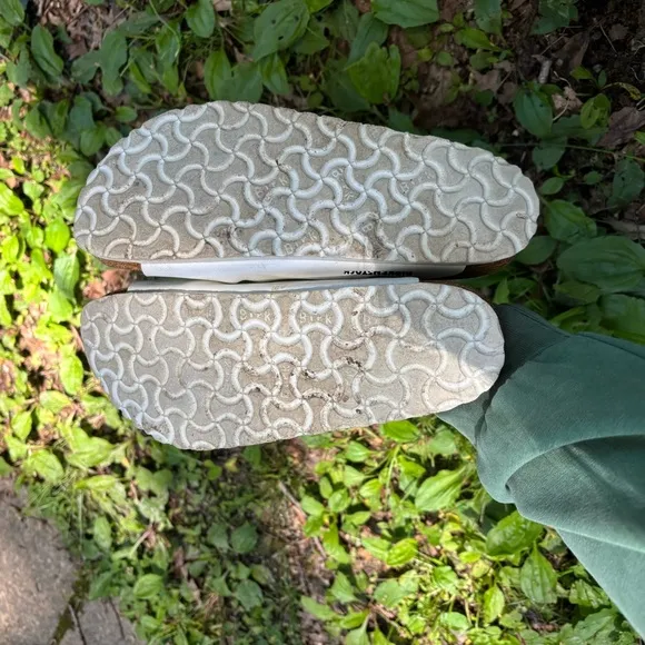Birkenstock Arizona White Sandals with Buckles