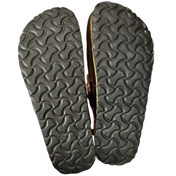 Birkenstock Betula Boston Bronze Buckle Mules Clogs Rhinestones Size 6