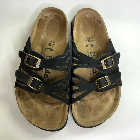 Birkenstock Betula Grace Slip On Two Strap Sandals 36/US 5 Narrow