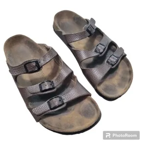 Birkenstock Birki's 3 strap leather sandals